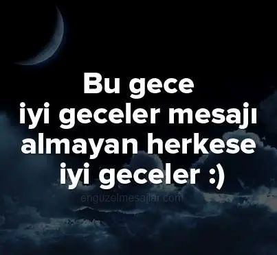 Resimli İyi Geceler Mesajları Sözleri