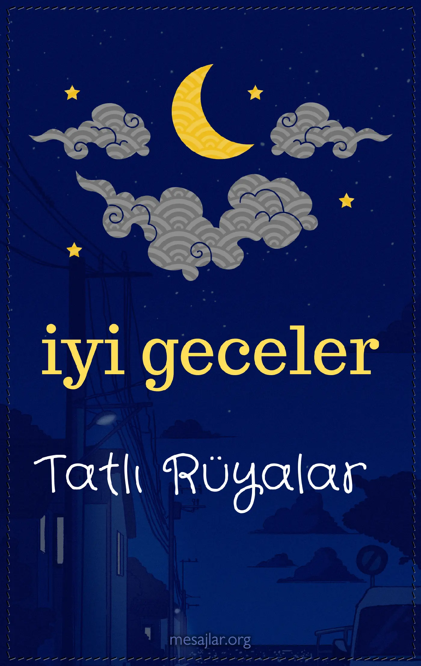 Resimli İyi Geceler Mesajları Sözleri