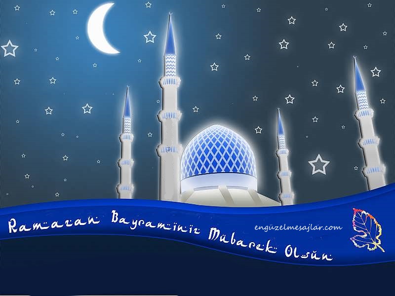 Resimli Ramazan Bayramı Mesajları Sözleri